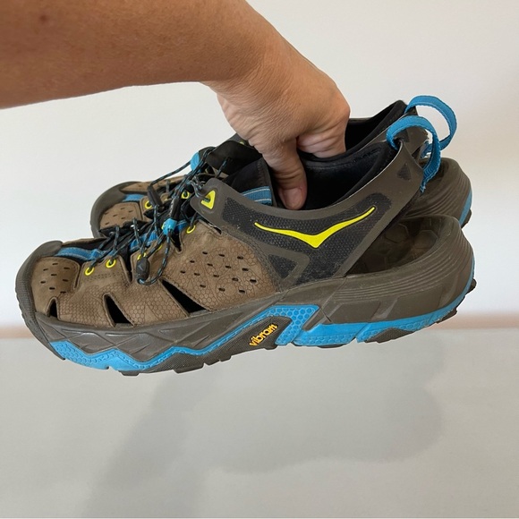 Hoka Men's Tor Trafa Shoe sandal Size 11 Vibram outdoor ruggedness support - Picture 16 of 16